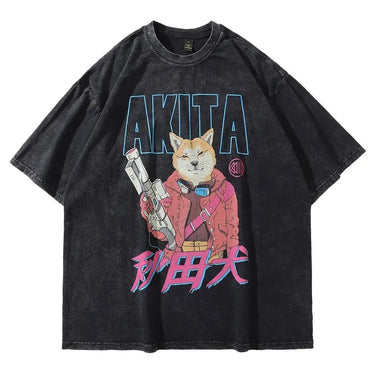 Akita Men's T-Shirt - Akira tribute tee, great for anime fans from NSE Imports #1.